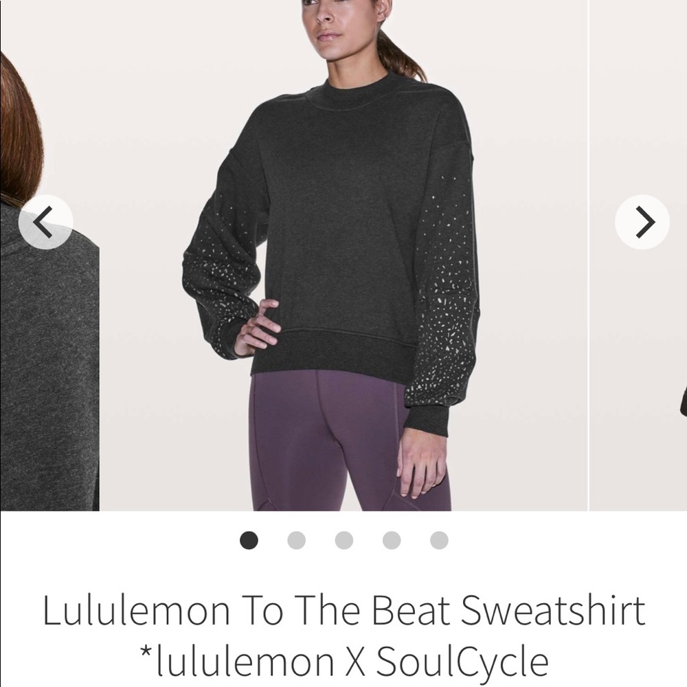 Lululemon x SoulCycle To The Beat Sweatshirt - Picture 6 of 6